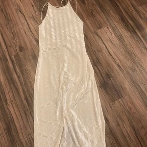 Silence + Noise velvet maxi